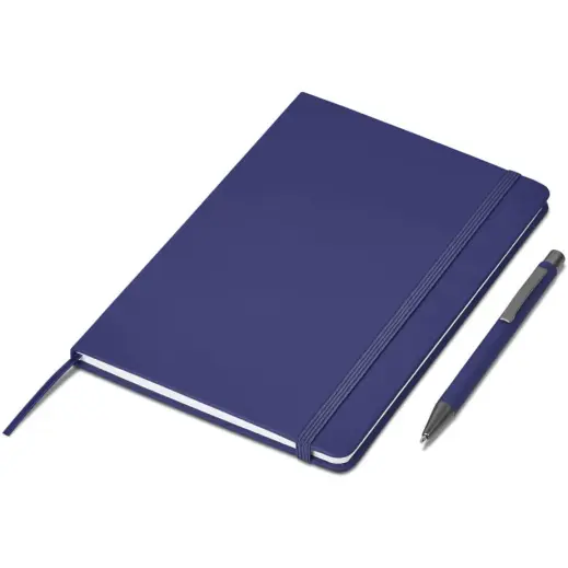 Hibiscus Notebook & Pen Set Navy